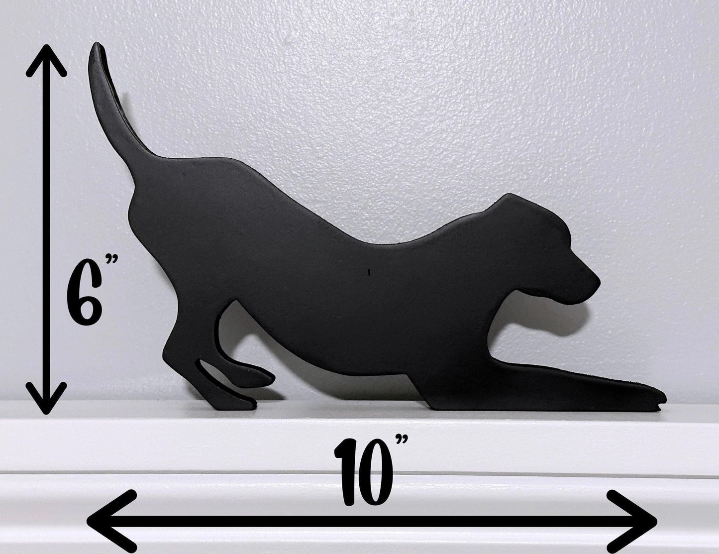Handmade Labrador Retriever dog door topper, shelf sitter, gift for dog lover