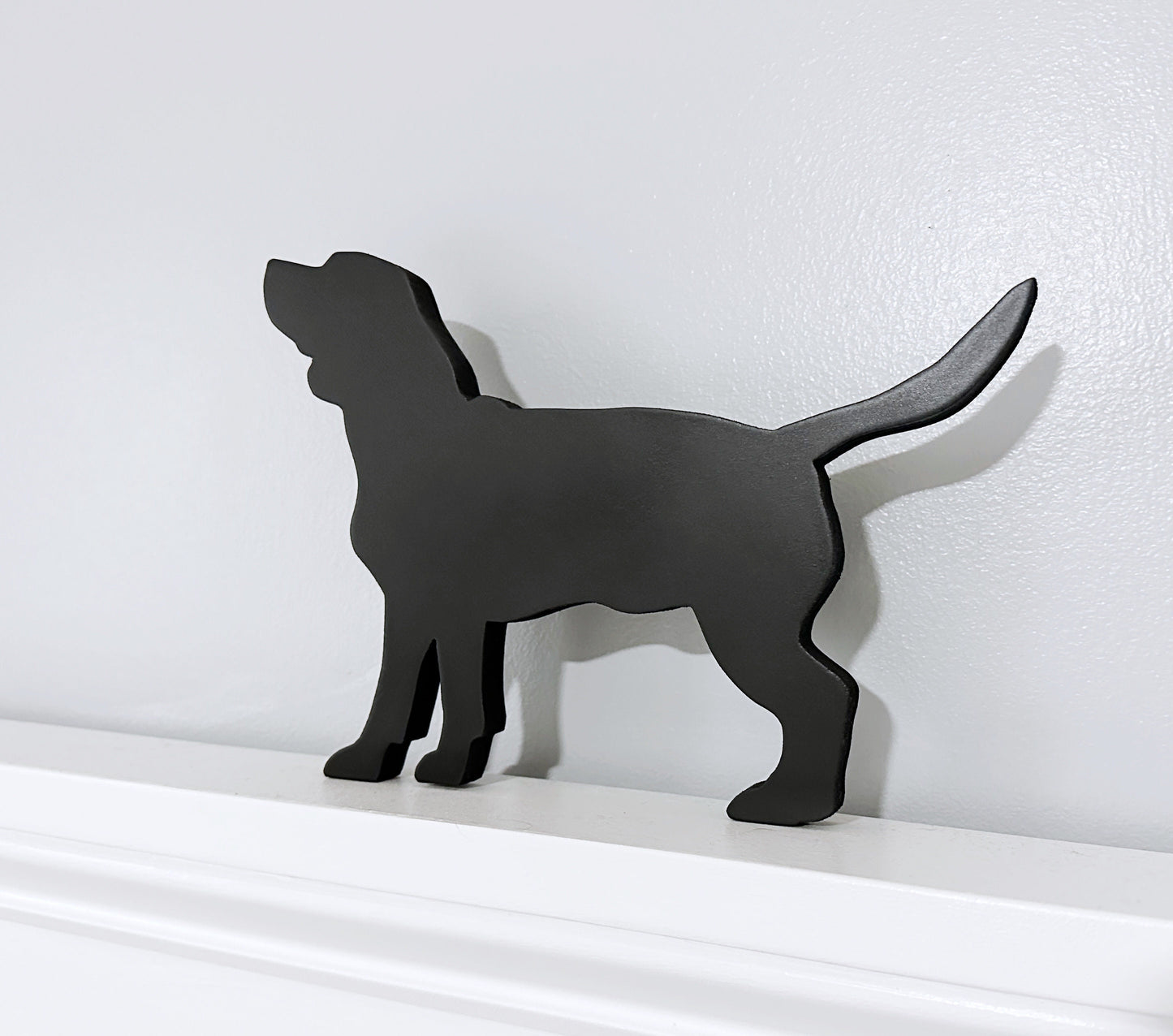 Handmade Beagle dog door topper, Beagle shelf sitter, Gift for dog lover, Dog memorial gift