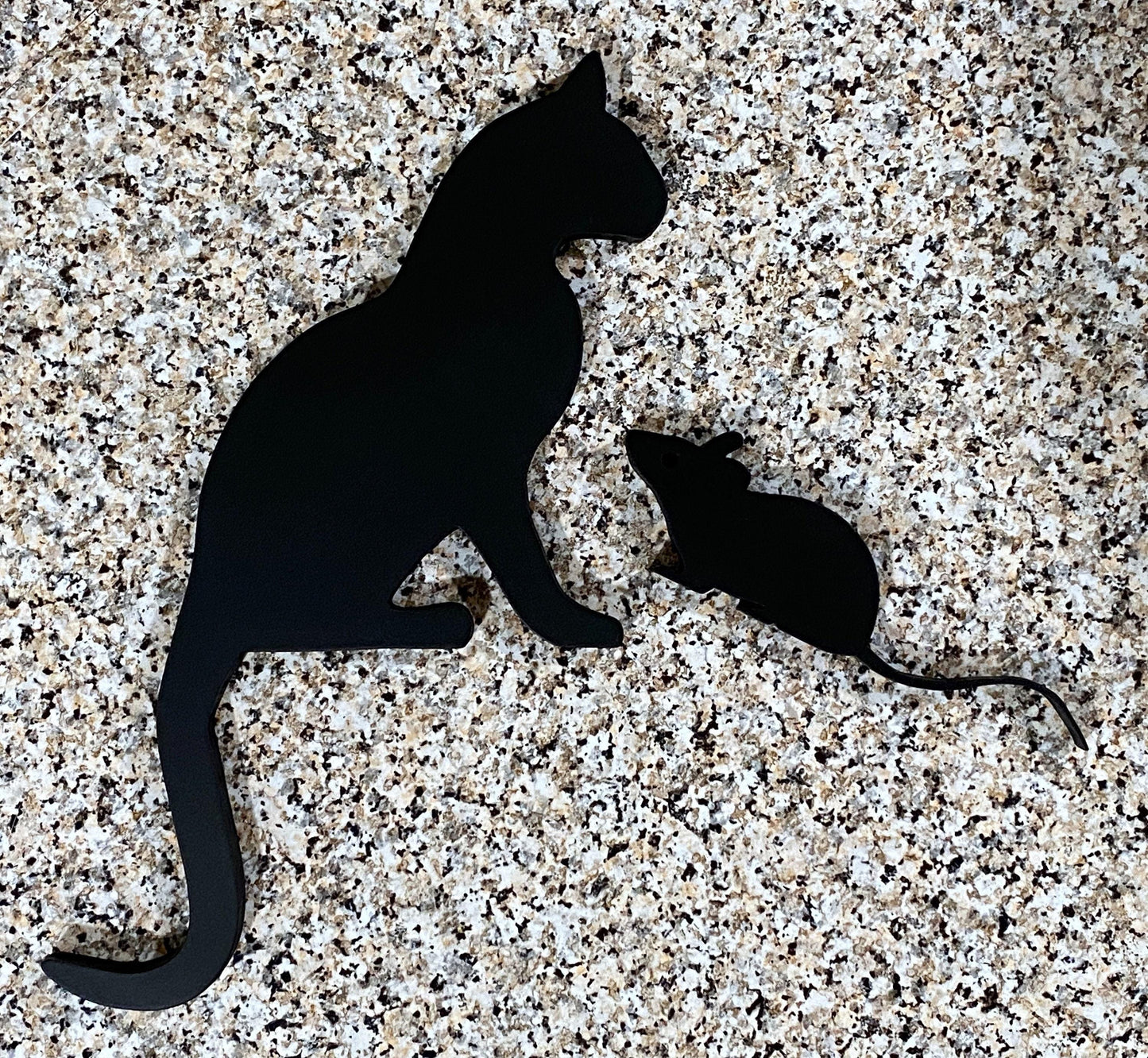 Handmade Cat and Mouse Door Toppers: Fun Wood Wall Decor