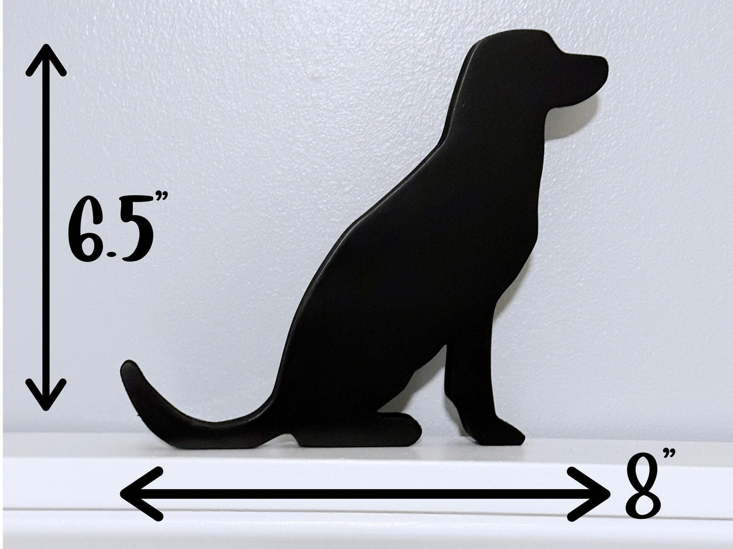 Handmade Labrador Retriever dog door topper, shelf sitter,  gift for dog lover