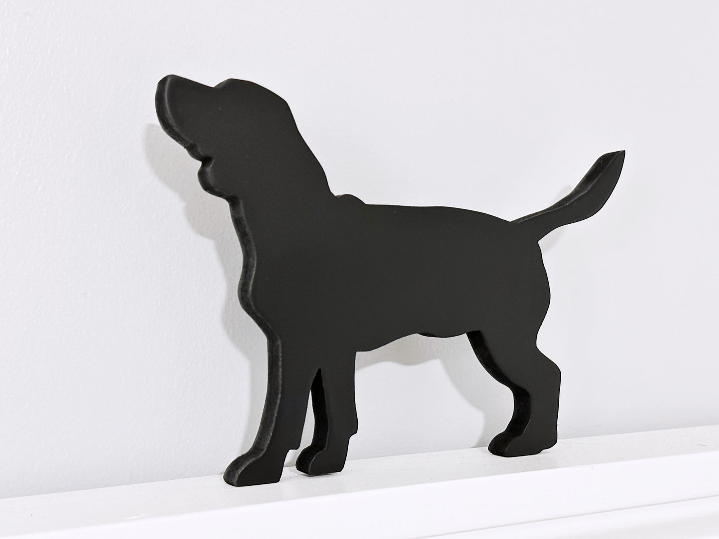 Handmade Beagle dog door topper, Beagle shelf sitter, Gift for dog lover, Dog memorial gift