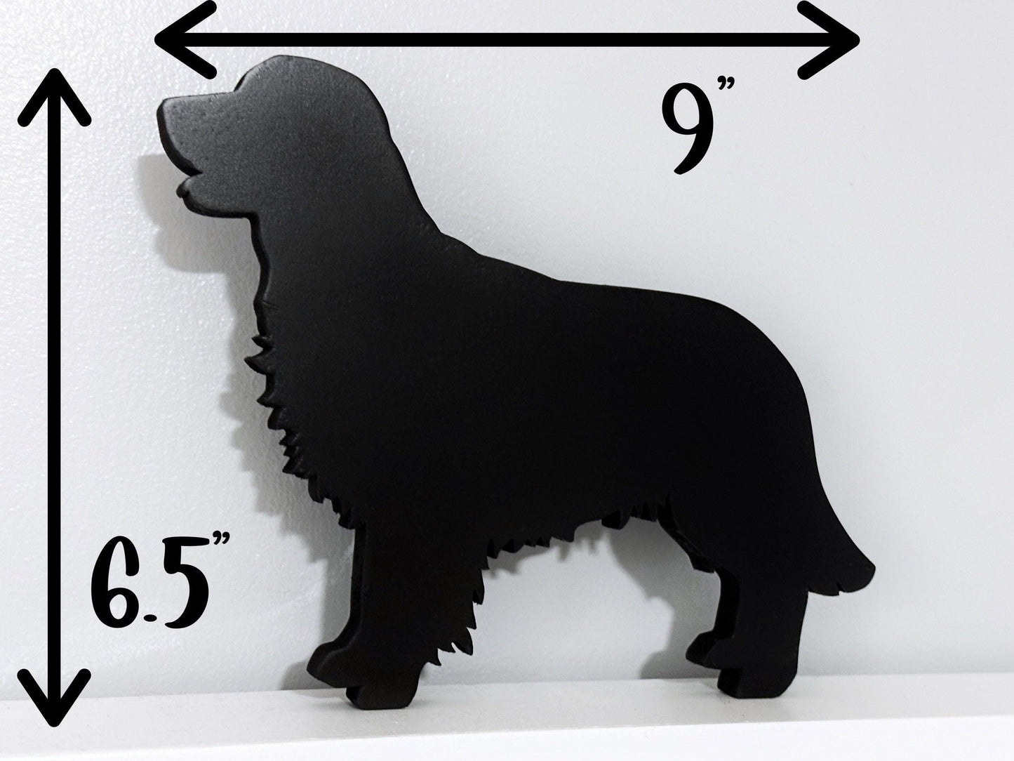 Handmade Golden Retriever Door Topper: Dog Shelf Sitter