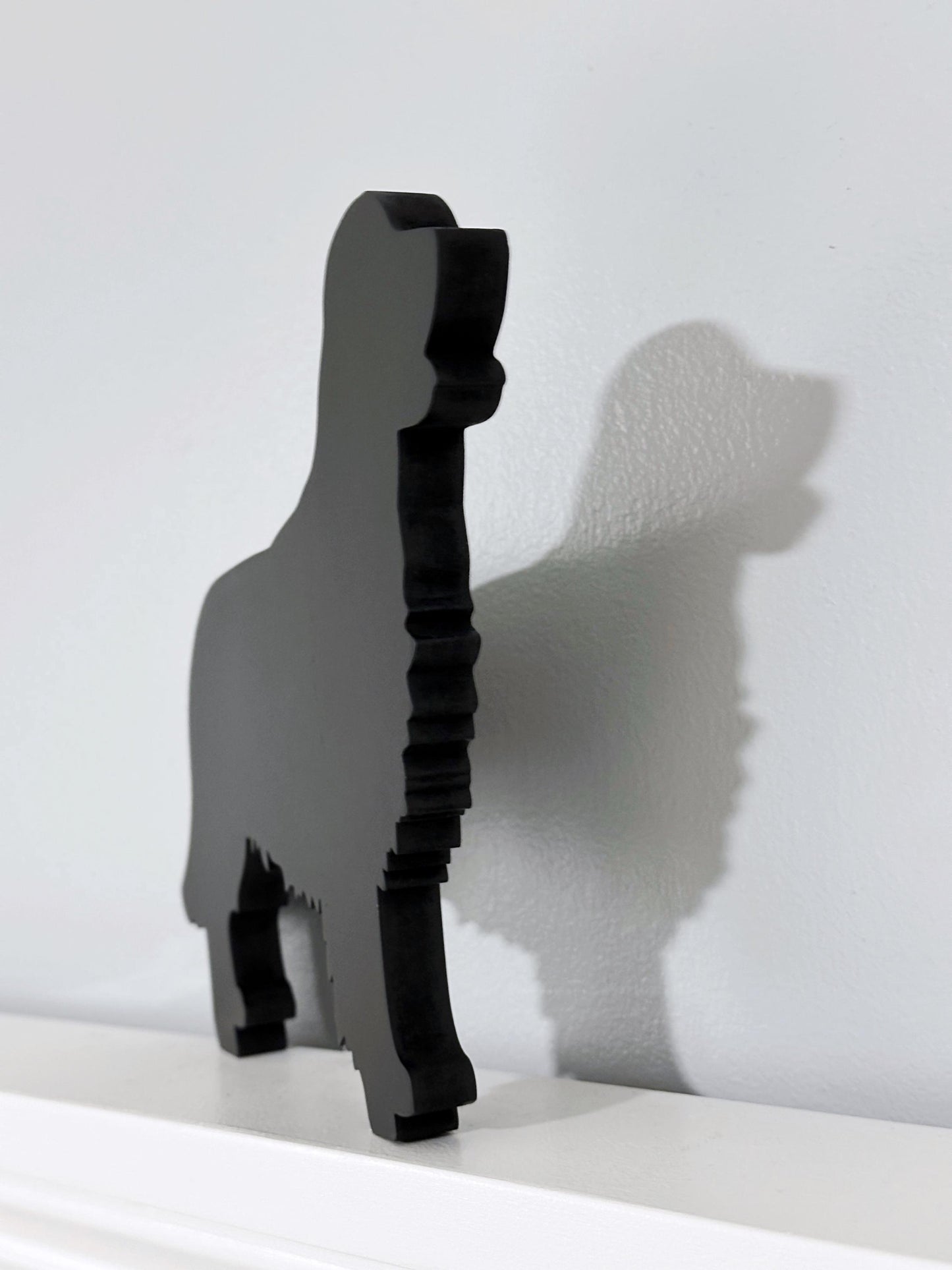 Handmade Golden Retriever Door Topper: Dog Shelf Sitter