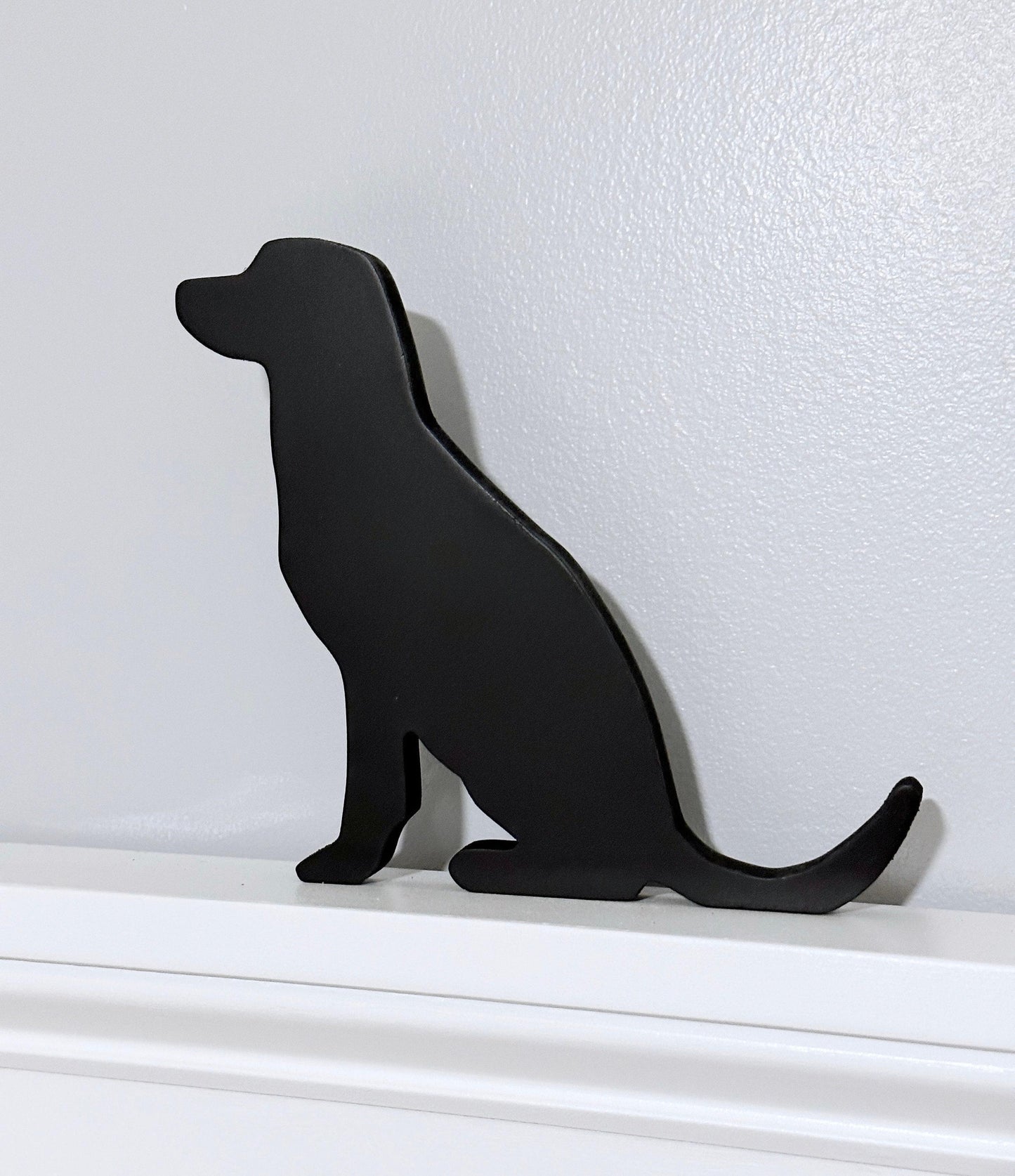 Handmade Labrador Retriever dog door topper, shelf sitter,  gift for dog lover