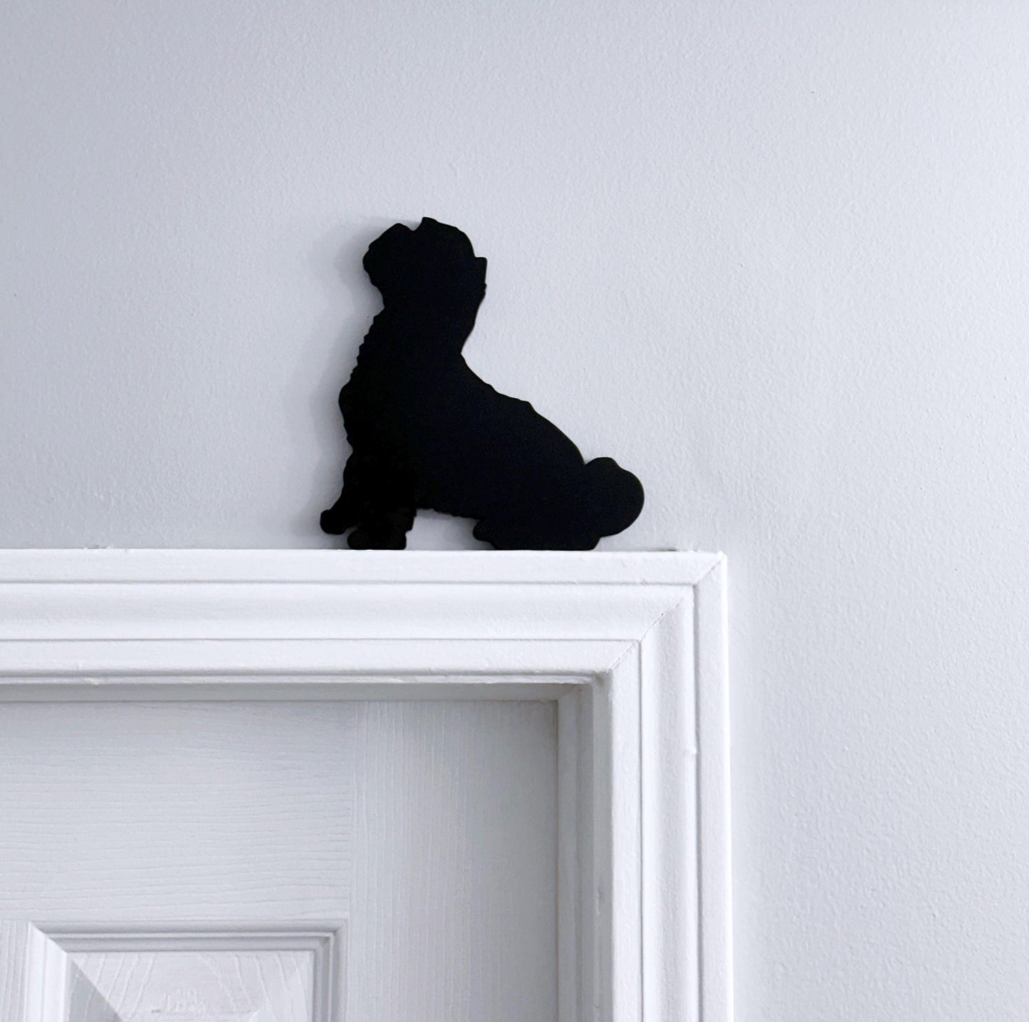 Handmade Shih Tzu Door Topper: Dog Lover Gift
