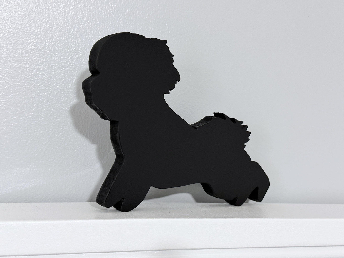 Handmade Shih Tzu Shelf Sitter: Dog Lover Gift