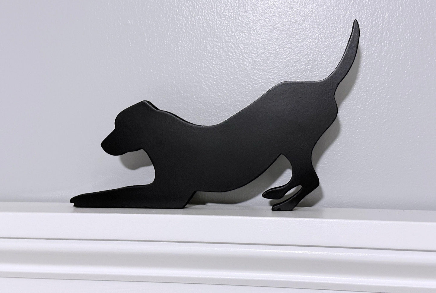 Handmade Labrador Retriever dog door topper, shelf sitter,  gift for dog lover
