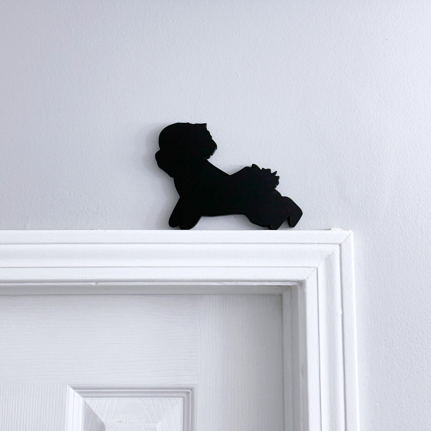 Handmade Shih Tzu Shelf Sitter: Dog Lover Gift