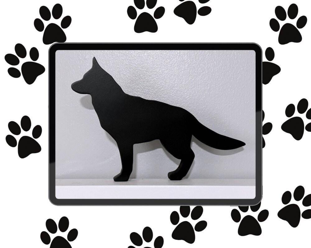 Handmade German Shepherd Shelf Sitter: Dog Memorial Decor