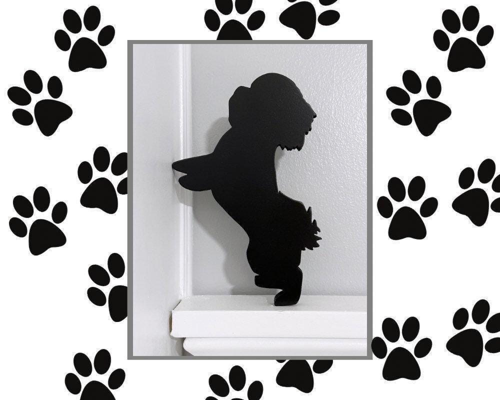Handmade Shih Tzu Shelf Sitter: Dog Lover Gift