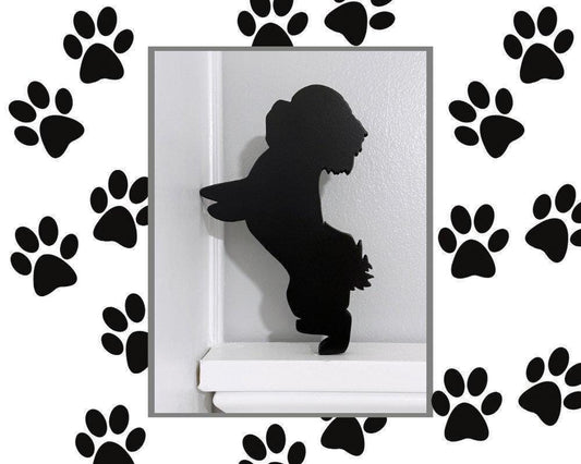Handmade Shih Tzu Shelf Sitter: Dog Lover Gift