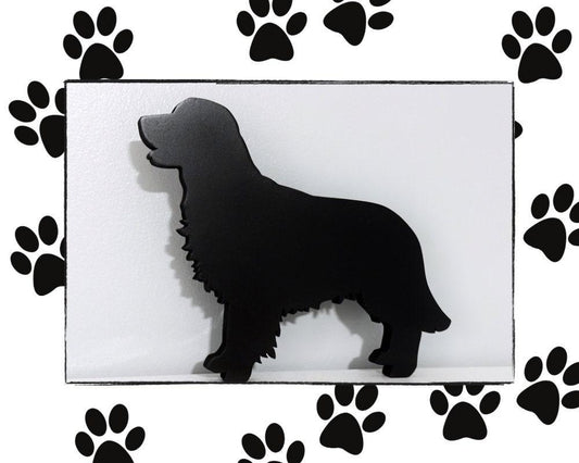 Handmade Golden Retriever Door Topper: Dog Shelf Sitter