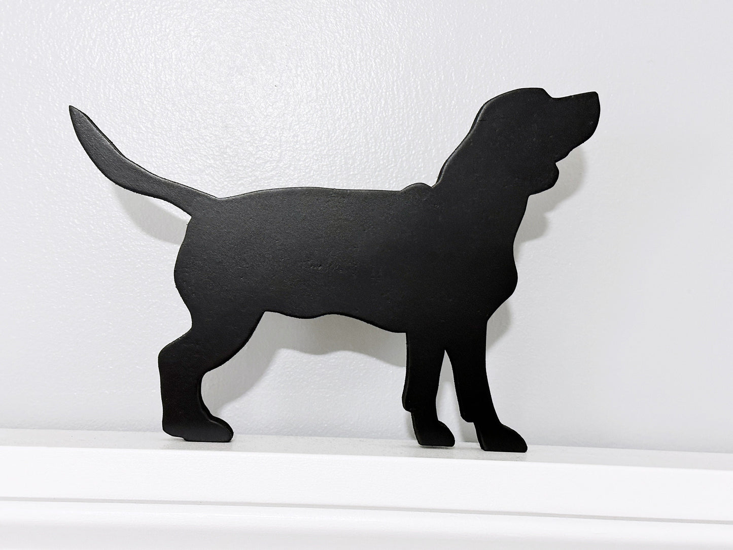Handmade Beagle dog door topper, Beagle shelf sitter, Gift for dog lover, Dog memorial gift