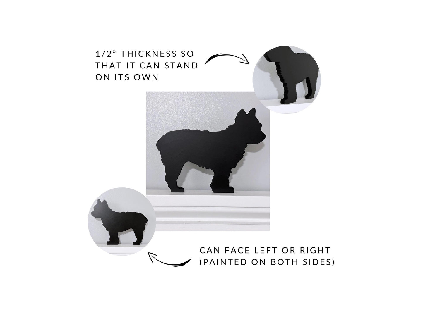 Handcrafted Yorkie Shelf Sitter: Dog Memorial Decor